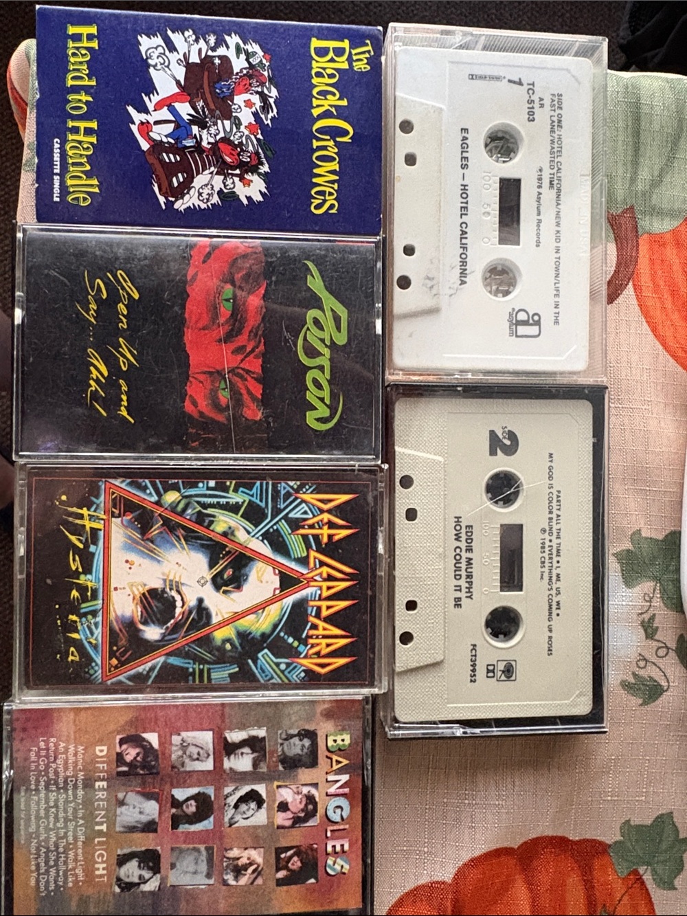 Various Classic Rock Cassette Tape Collection - Mixed Artists - White & Black